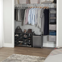 2-Tier Rolling Vertical Laundry Sorter