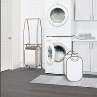 2-Tier Rolling Vertical Laundry Sorter