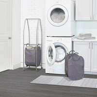 2-Tier Rolling Vertical Laundry Sorter