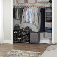 2-Tier Rolling Vertical Laundry Sorter