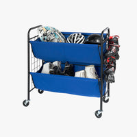 2-Tier Garage Organizer with Casters