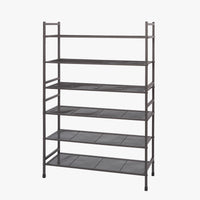 3-Tier Stackable Metal Shoe Rack