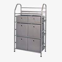 4-Tier Metal Home Storage Organizer with Bins