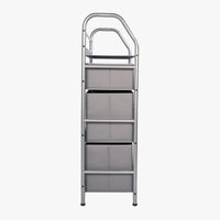 4-Tier Metal Home Storage Organizer with Bins