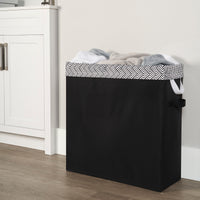 Slim Laundry Hamper with Removable Bag