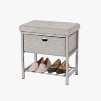 Single Seat Storage Bench with Drawer