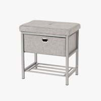 Single Seat Storage Bench with Drawer