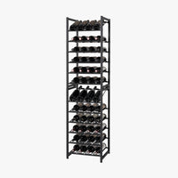 24-Bottle Stacking Metal Wine Rack