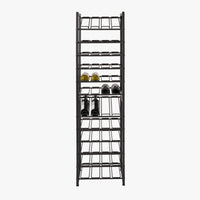 24-Bottle Stacking Metal Wine Rack