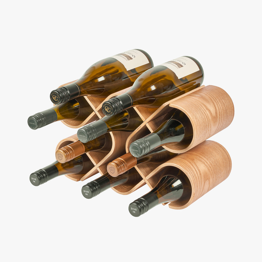 10 Bottle Countertop Wine Rack