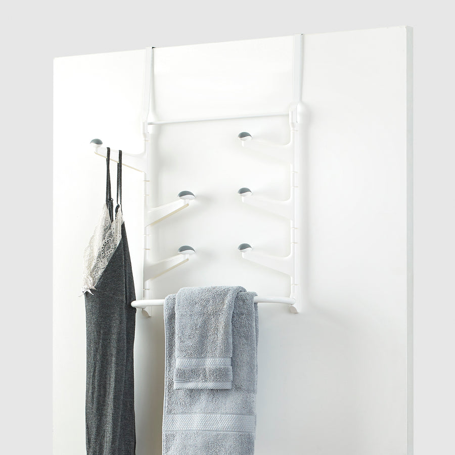 Over The Door 6-Peg Swivel Hook