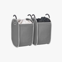 Set of 2 - Easy Carry Neat Laundry Totes