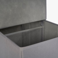 Portable Double Laundry Sorter with Lid