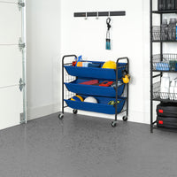 3-Tier Garage Organizer with Casters