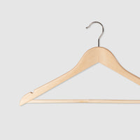 Set of 30 | Wood Contoured Suit Hanger