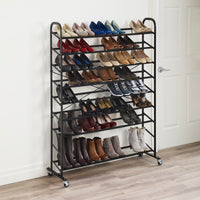 Rolling 9-Tier Mega Shoe Tower