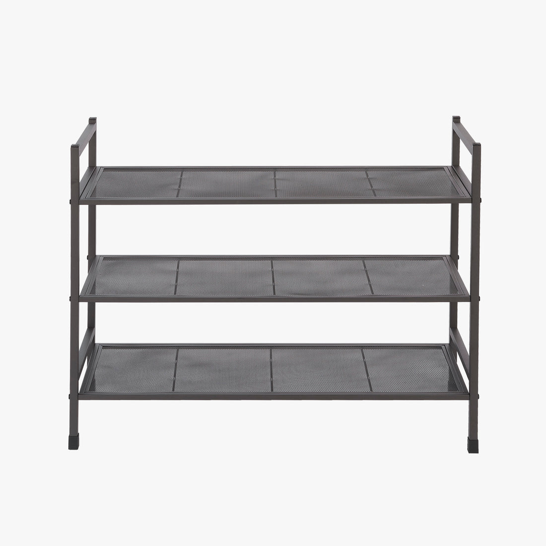 3-Tier Stackable Metal Shoe Rack – neatfreak
