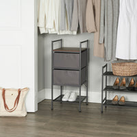4-Tier Stackable Closet Tower with Drawers
