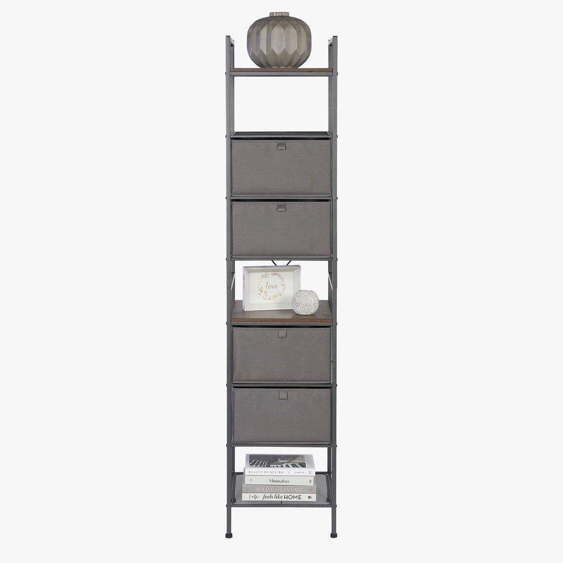 4-Tier Stackable Closet Tower with Drawers