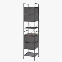 4-Tier Stackable Closet Tower with Drawers